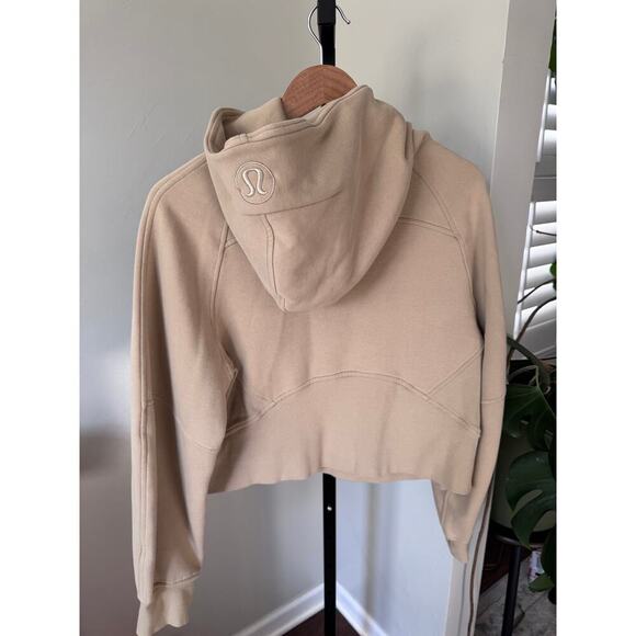 Lululemon Half Zip Scuba Stone Filbert Tan - Picture 7 of 7